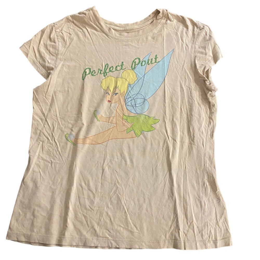 The Wonderful world Of Disney XXL Tinker Bell Short Sleeve Tshirt Perfect pout